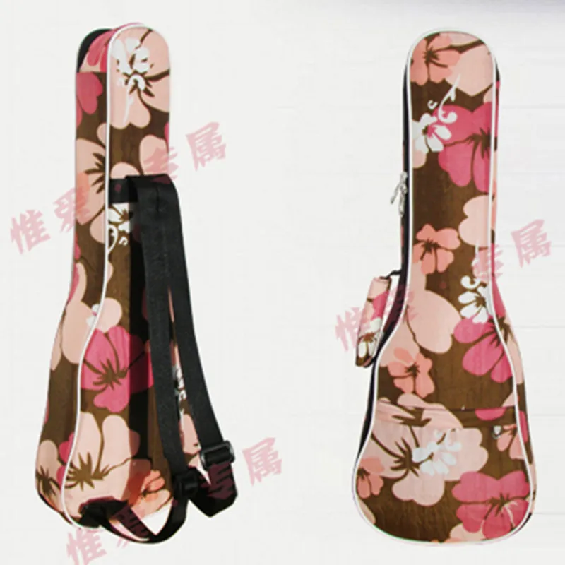 Beautiful guitar bag ukulele backpack case 21 23 24 26 inches cover