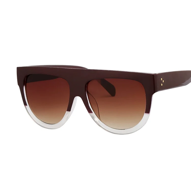 Модные солнцезащитные очки "кошачий глаз" для женщин, шикарные брендовые дизайнерские роскошные солнцезащитные очки, женские летние стильные солнцезащитные очки с заклепками - Цвет линз: Winered Trans