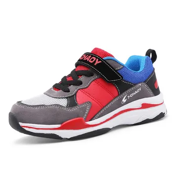 

Children Casual Shoes Children's Shoes kids outdoor sport shoes boy's PU +mesh running shoes hook&loop 2018 wholesale cushion