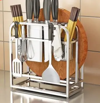 

High - end 304 turret kitchen supplies kitchen knife racks racks anvil plate racks
