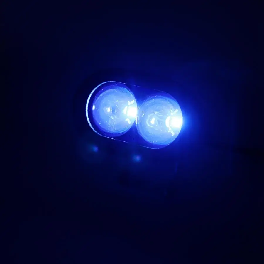 2 светодиодный 20 Вт с радиусом действия 10 V-30 V автомобиль мотоцикл светодиодный рабочий свет Прожектор для внедорожника 4D отражатель синий IP67 Водонепроницаемый с кронштейном