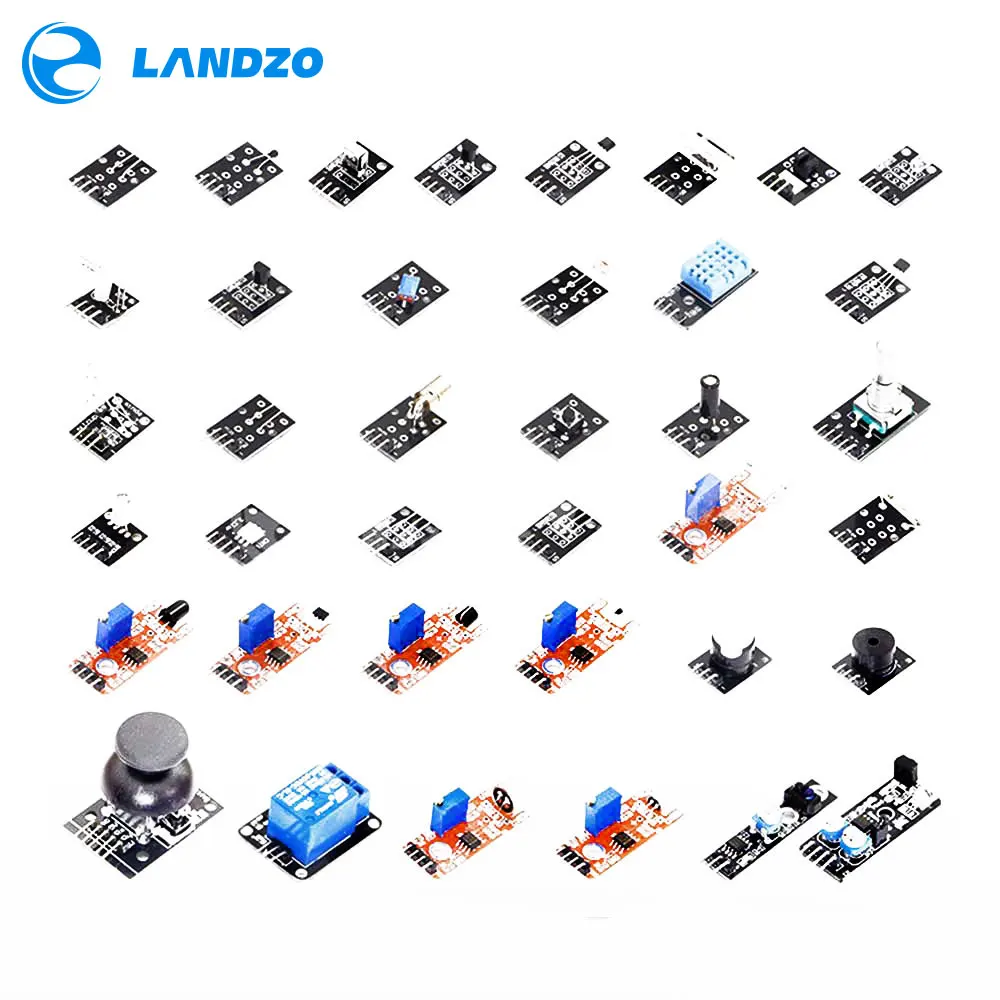 Комплекты Датчиков высокого качества 37 в 1|37 in 1 sensor37 arduino sensor kit |