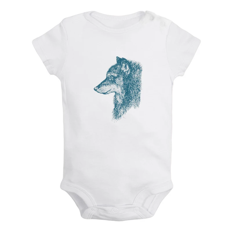 JbBaby3177WD Don't Touch Me Prairie Wolf Drunk 1 трилистник ирландский для новорожденных мальчиков и девочек униформа-комбинезон с принтом для младенцев - Цвет: JbBaby3177WD