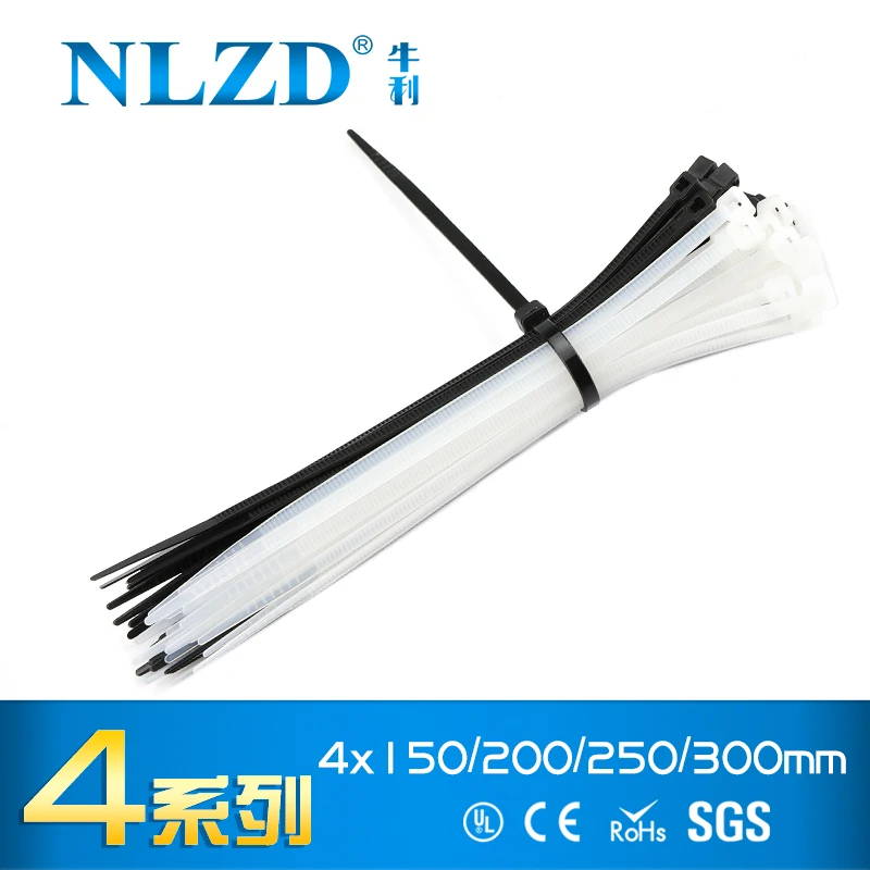 150 200 250 300mm Self-locking Plastic Nylon Cable Ties 500(250)pcs Width 2.7mm heavy duty zip tie 20 lbs wire strappings 150 200 250 300mm Self-locking Plastic Nylon Cable Ties 500(250)pcs Width 2.7mm heavy duty zip tie 20 lbs wire strappings