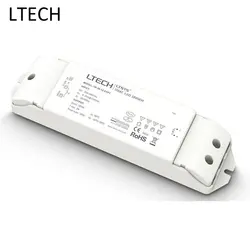 LTECH DC12V 3A 36 W Выходная константа Напряжение Led симисторное затемнение драйвер TD-36-12-E1P1 AC200-240V Вход Push Dim для светодиодные фонари