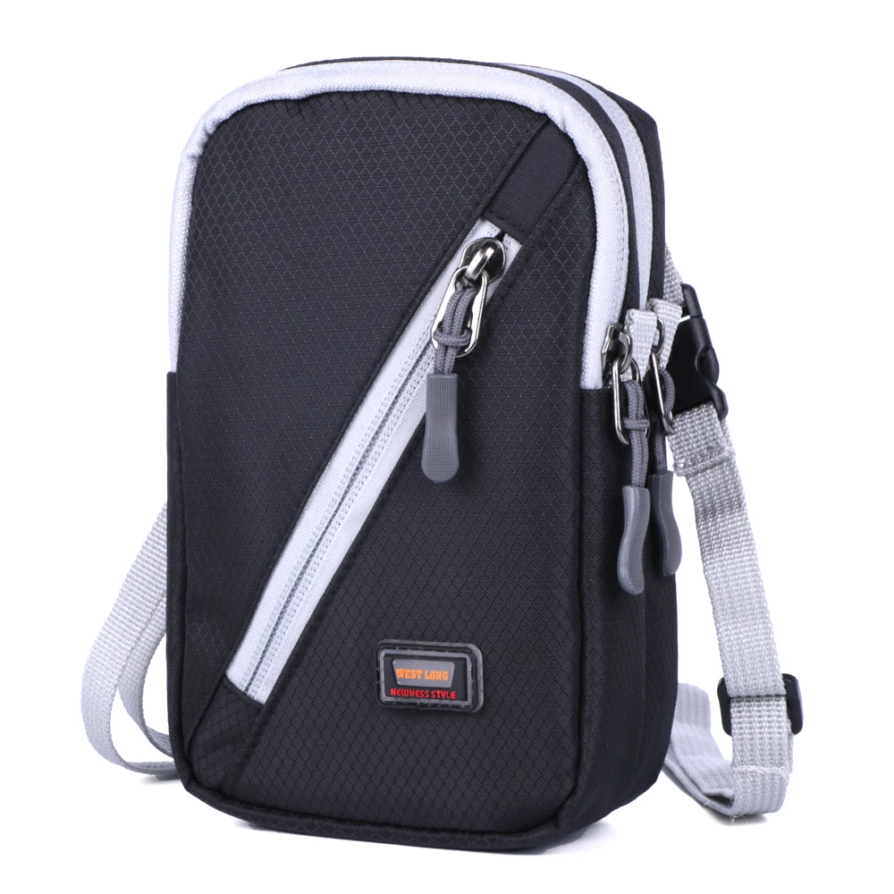 

new 3A188-1 Women Men Style Shoulder Bag Nylon Waterproof Leisure Travel Zipper Messenger Casual Crossbody Bags