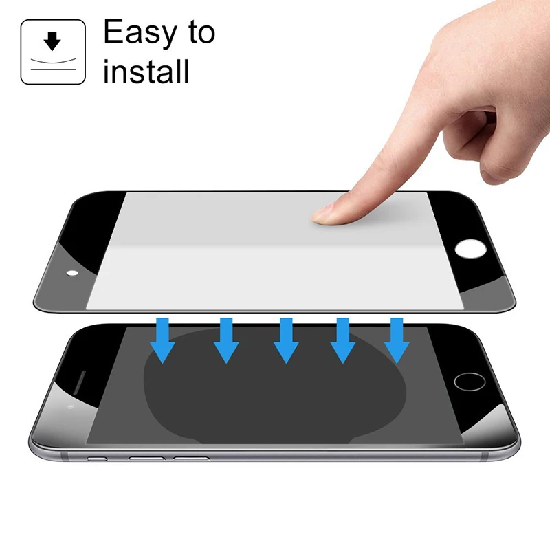 Защитное стекло стекло на айфон 7 10D закаленное стекло для iPhone 7 8 6 Plus защита экрана полное покрытие Защитное стекло для iPhone X XR XS Max 6 6s 7 защитное