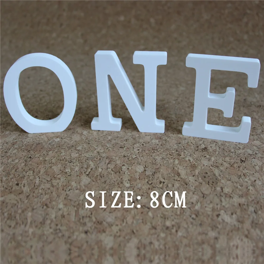 

A-Z Free Standing 8cm 09 Artificial Wooden Wood Letter Alphabet Word Wedding Party Home Decor Butterfly crown heart Diamond ring