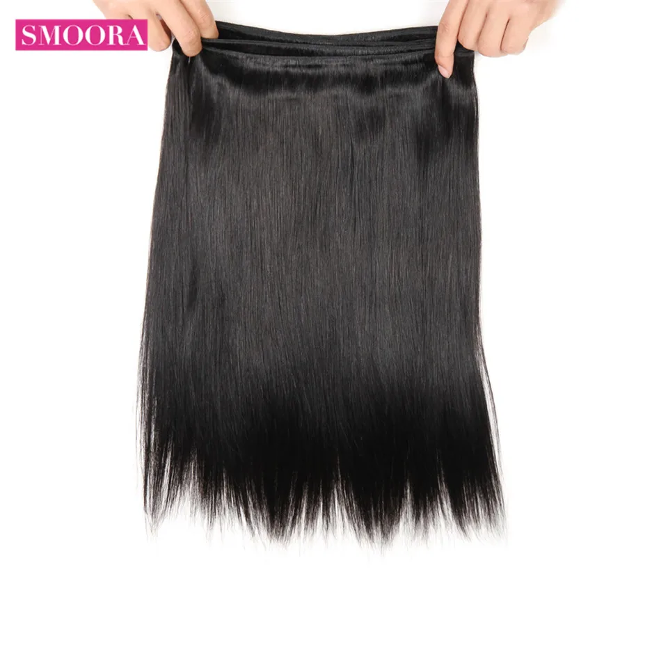 SMOORA Hair Straight Hair Extension Maylaysian Human Hair Bundles Striahgt Bundles Non Remy Hair 4 Bundles Deal Cheap Price SMOORA Hair Straight Hair Extension Maylaysian Human Hair Bundles Striahgt Bundles Non Remy Hair 4 Bundles Deal Cheap Price