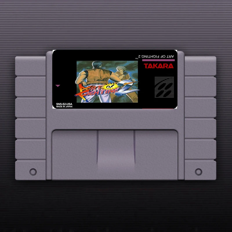 

Art of Fighting 2 16 Bit Big Gray Game Card For NTSC Game Player