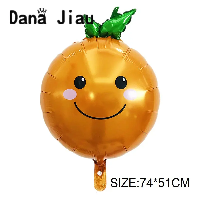 2 DanaJiau новая еда овощи мультфильм фольги шар День рождения декоративный шар для вечеринки вкусная пицца фильм поп Кукуруза прекрасные детские игрушки - Цвет: 2