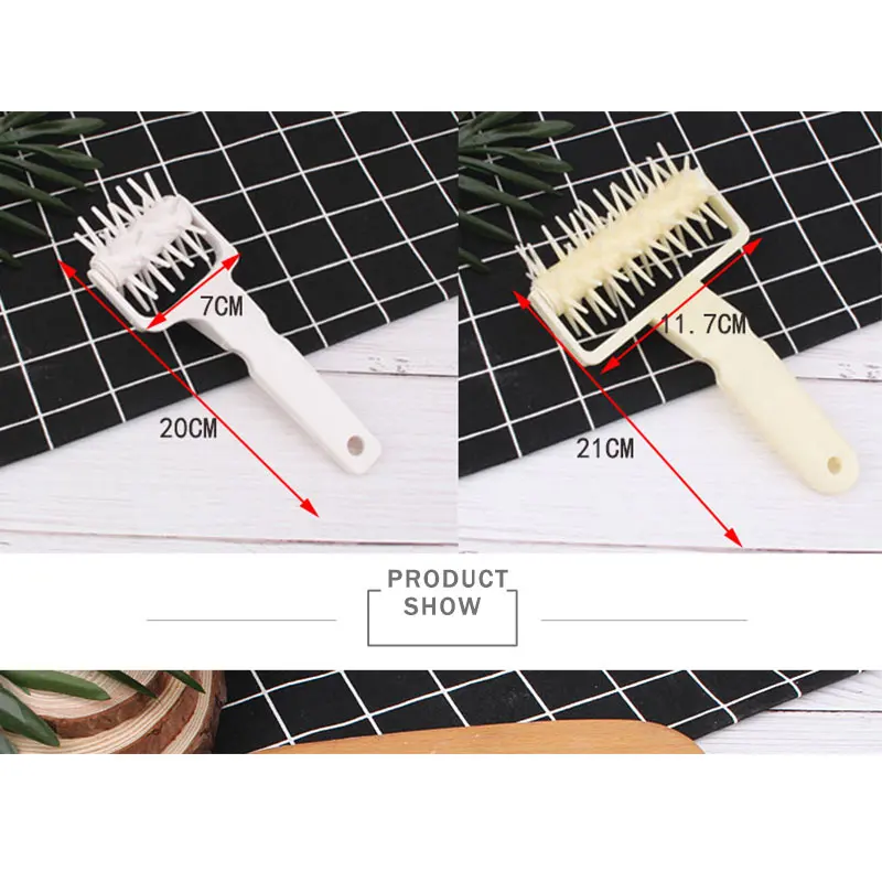 2 стиля выпечки инструменты DIY пластик для пиццы печенья тесто ролик кондитерский пирог иглы колеса резак швейная машина хлеб Дырокол
