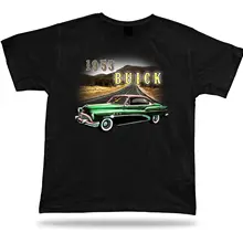 2019 manga corta negro Camiseta 100% algodón 1950 American Classic Car Fans Sedan desierto clásico Vintage Hotrod coche Casual tee