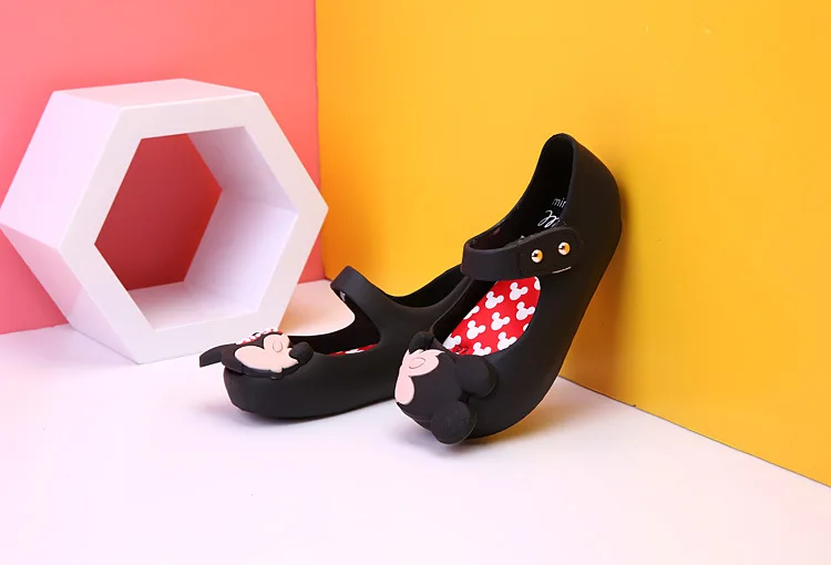 Melissa для девочек сандалии 2019 Новые девушки мультфильм пластмассовые прозрачные сандалии пляжная обувь