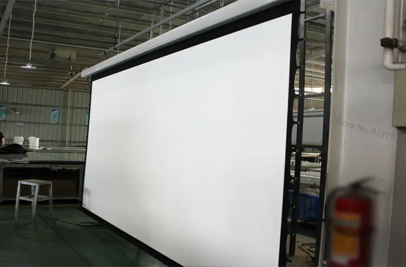 Tab натянутый автоматический проекционный экран 120 дюйма 2656x1494 мм с коэффициентом усиления 1,2 для проектора офисного домашнего кинотеатра