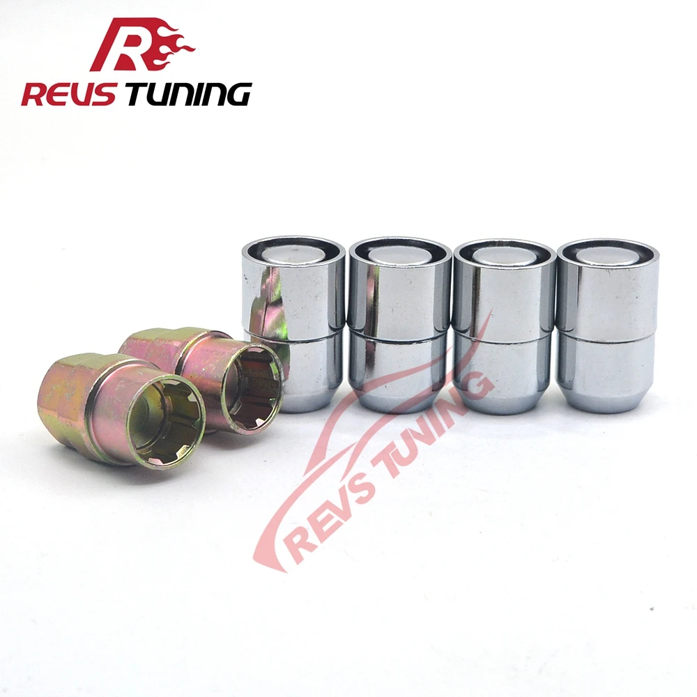 

36mm M14X1.5 4PCS+2Keys Anti-theft Security Steel Auto Car Wheel Locking Wheel Nuts Lock Wheel Rim Lug Nuts