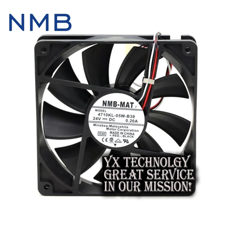 

New 4710KL-05W-B39 24V 0.2A 12CM 12025 alarm inverter fan for nmb