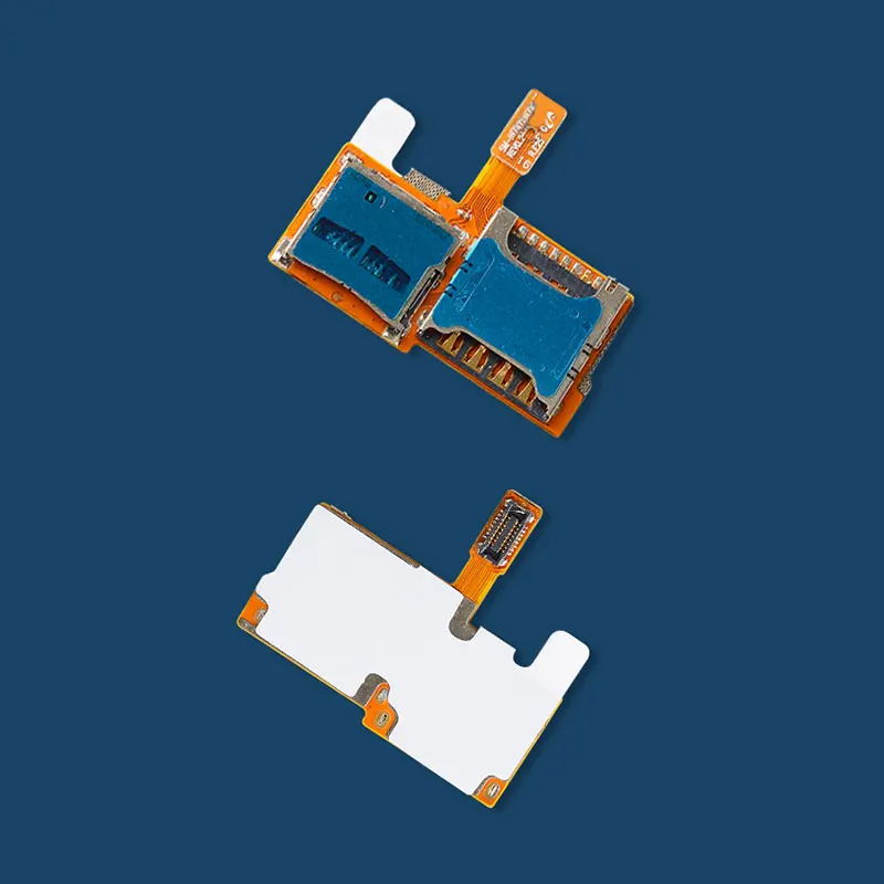 

New For Samsung Galaxy Note3 Note 3 N7506V N7508V SIM Card Reader Holder Connector Flex Cable And Memory Module Card Slot