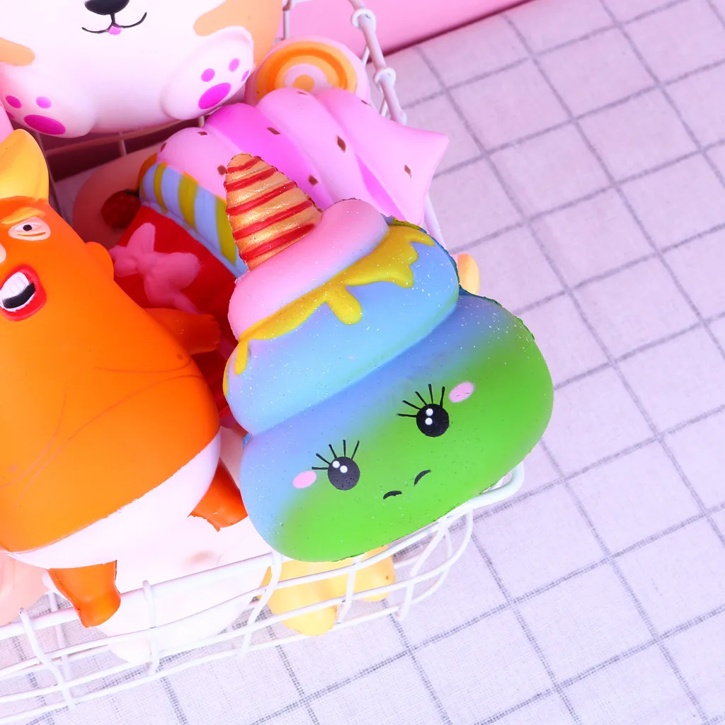 Рождество снятие стресса Squishies игрушки Squishies мягкий Kawaii Poo замедлить рост Ароматические облегчить стресс игрушка MJ1208