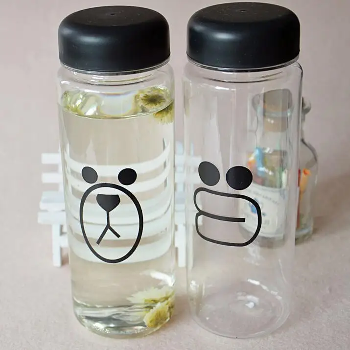 Пластиковая бутылка для воды с лимонным соком 500 мл|fruit water bottle|fashion bottlesports bottle |
