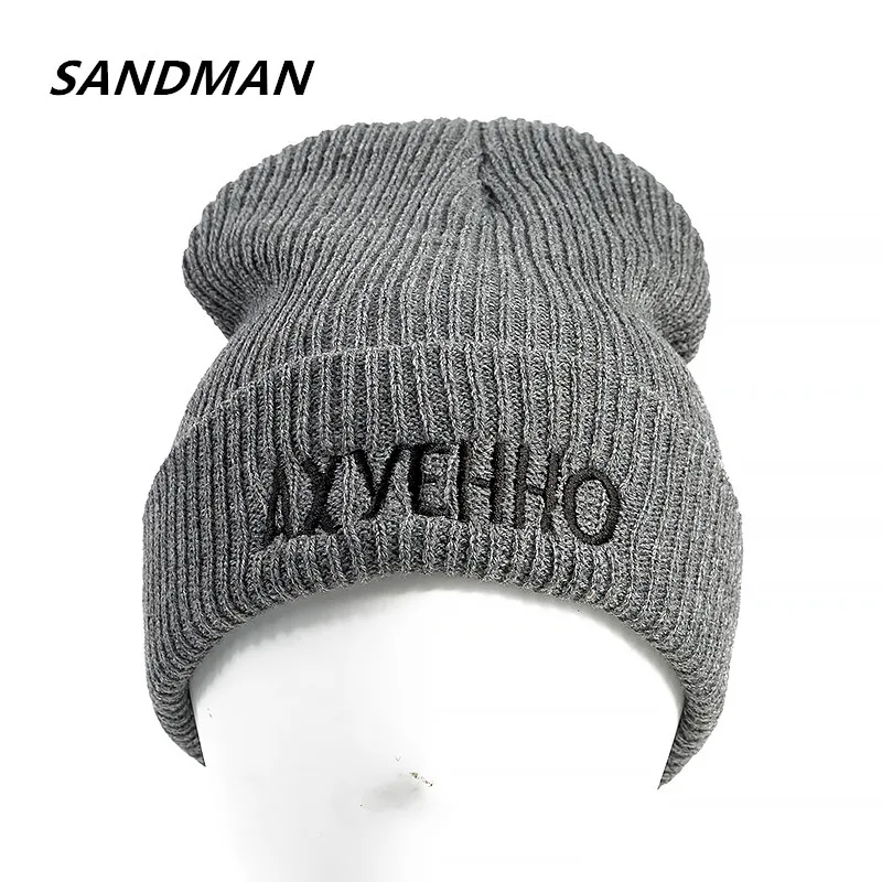 SANDMAN высокое качество русские буквы акриловые Повседневные шапки для мужчин и