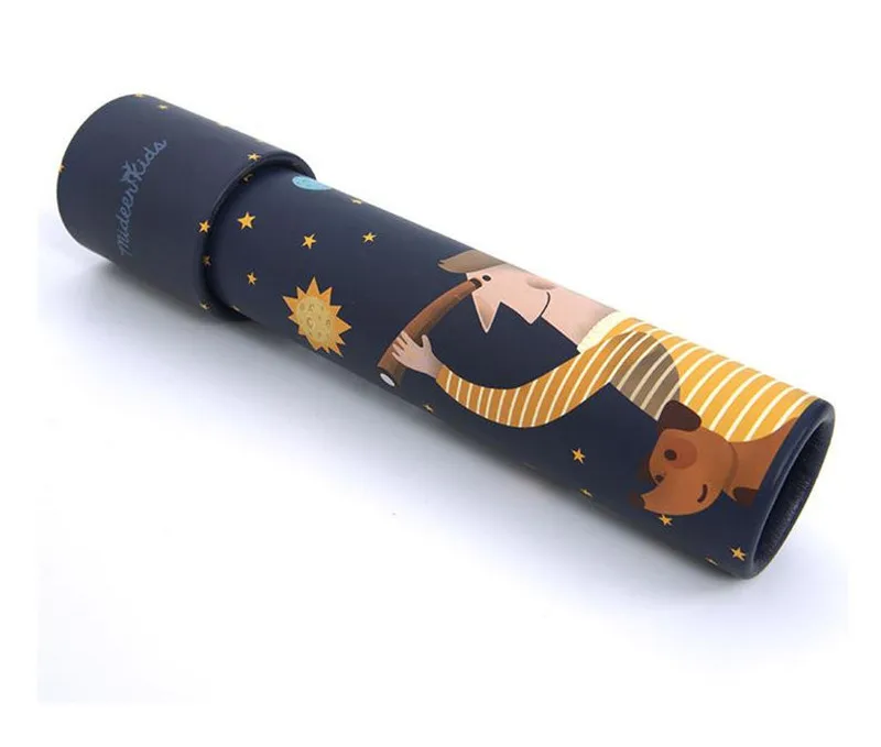 Мультяшные животные 3D Калейдоскоп картонная детская игрушка призма для наблюдения за красочным мире забавные детские подарки