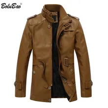 BOLUBAO модные брендовые мужские Куртки из искусственной кожи новые мотоциклетные кожаные куртки мужские осенние повседневные кожаные куртки пальто