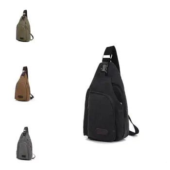 

HobbyLane Fashion Outdoor Sports Leisure Canvas Multi-function Pockets Men's Shoulder Bag Diagonal Package Travel Hot Sale