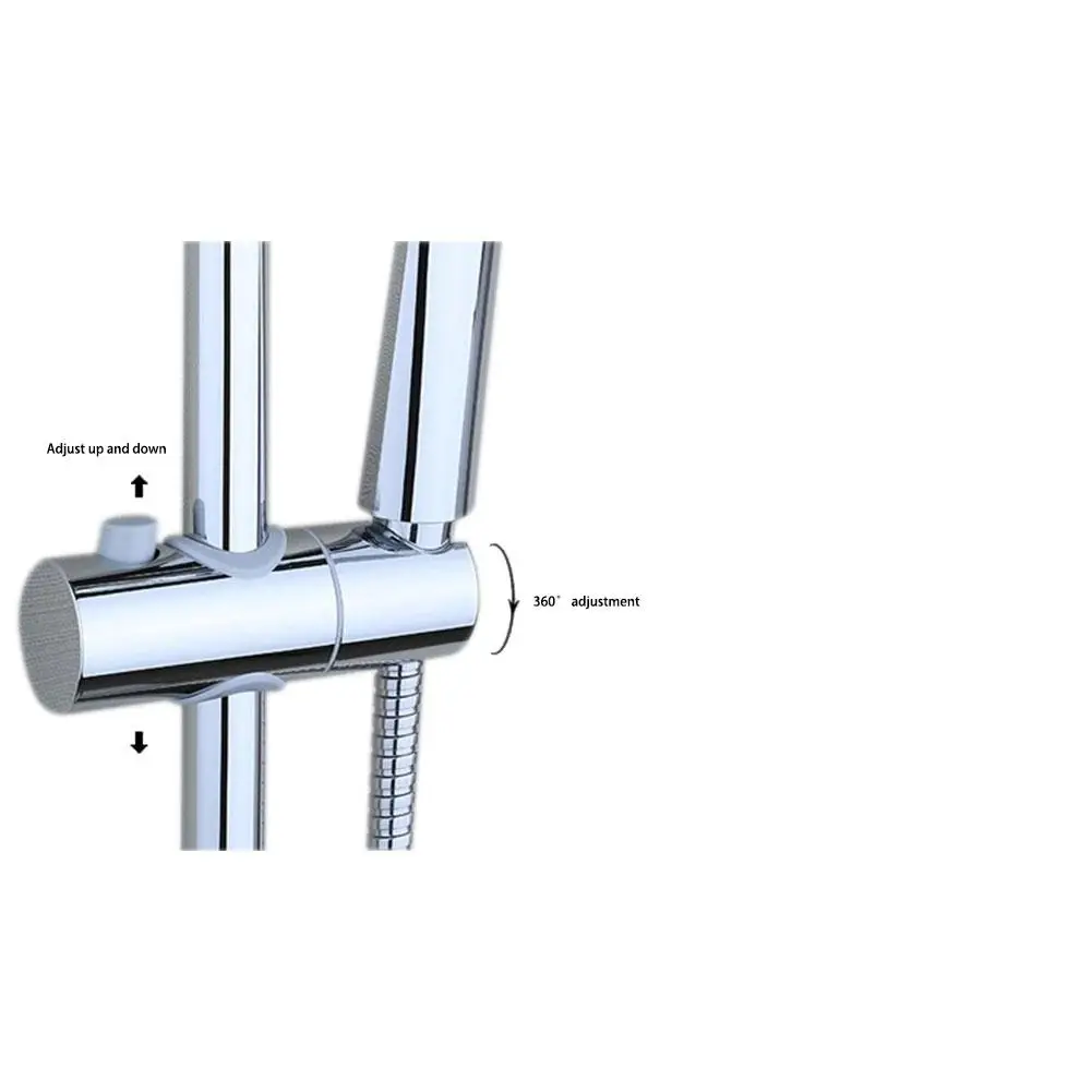 LanLan сменный ABS хромированный держатель для душа головной ползунок регулируемый кронштейн держатель для душевой головки ползунок аксессуары для ванной комнаты