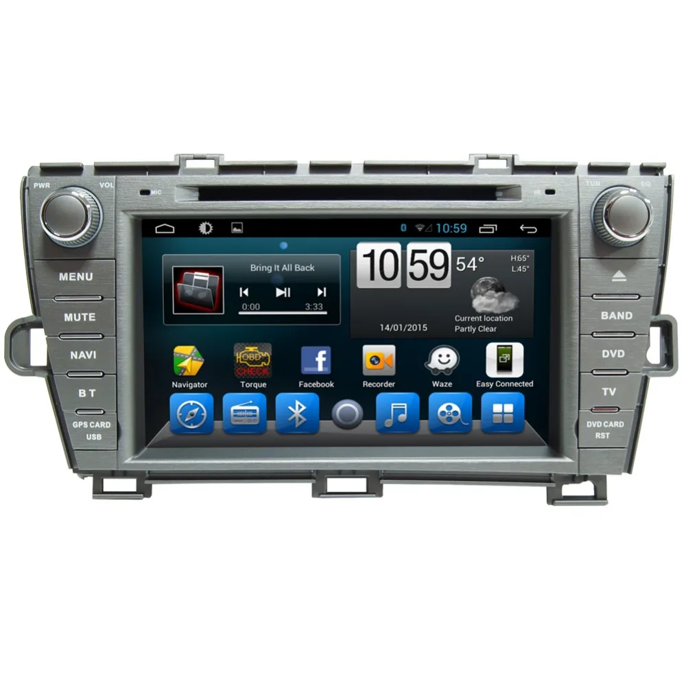 Flash Deal 8" HD  Quad Core Android 6.0 Car DVD GPS Radio Navigation Player for Toyota Prius 2009 2010 2011 2012 2013 DVR TPMS BT WIFI 1