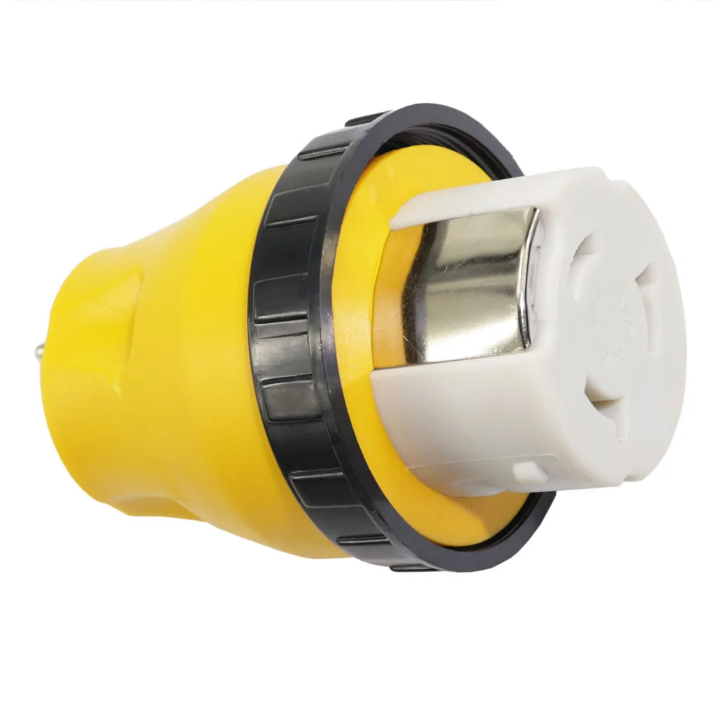 

2019 Home Tools Must-Have Items RV Electrical Locking Adapter 15A Male To 50A Female Locking Plug Connector For Simple Life
