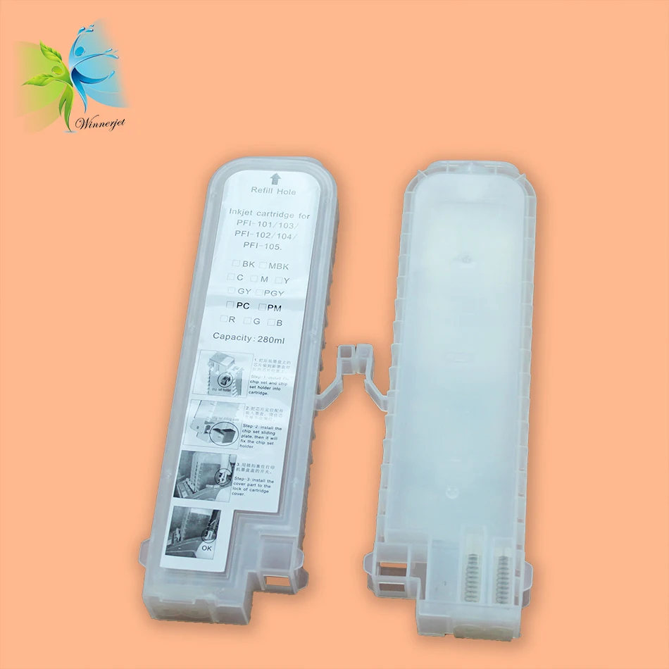 Aliexpress.com : Buy WINNERJET 6 colors PFI 106 refill empty ink cartridge for Canon IPF6400SE