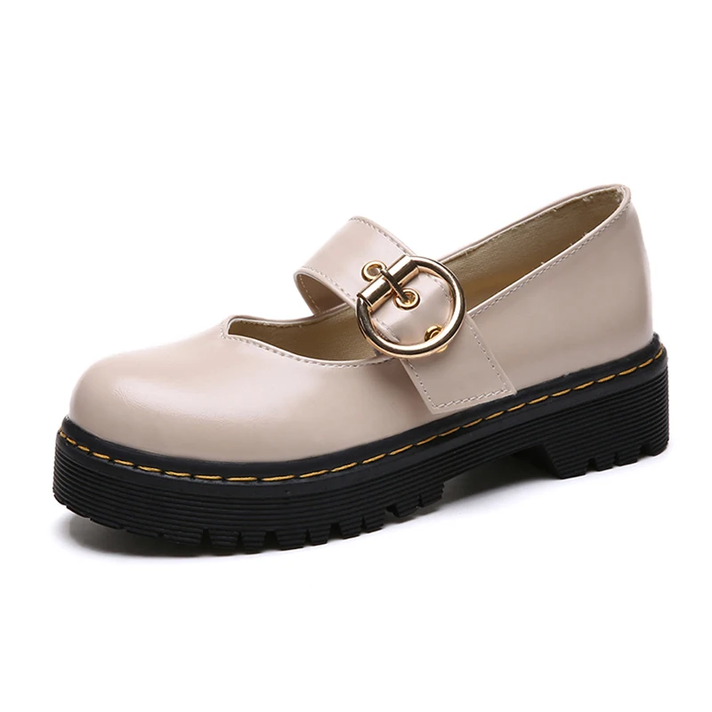 

New Japanese retro Mary Jane women's shoes cute student casual shoes.