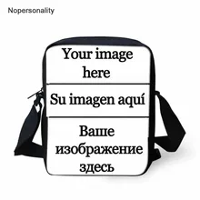 Nopersonality Custom Your Image Logo Name Mini Messenger Bags Women Shoulder Cross-body Bags Small Handbag for Ladies Kids Gift body image