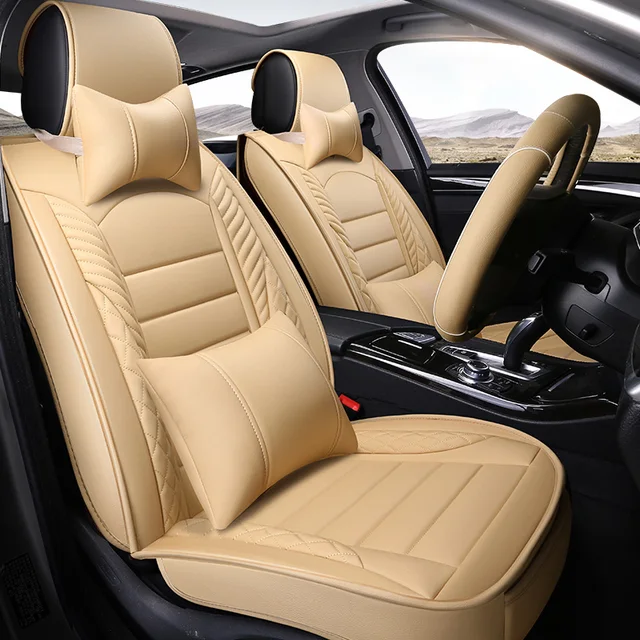 Leather Car Seat Cover Universal auto Interior Accessories