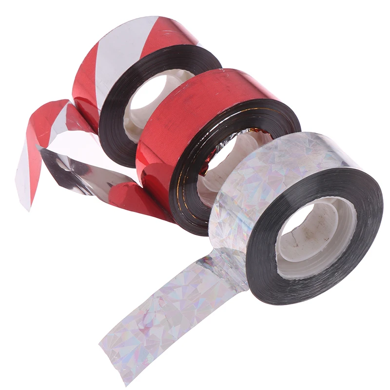 Holographic Flash Reflective Bird Scare Tape Flash Tape Sound Emitting Audible Repellent Deterrent For Garden Depot