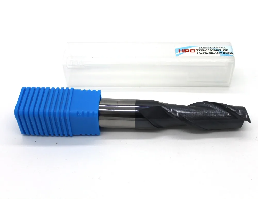20*20*60*150 with 2 flutes HRC 45 square flatted mill cutter tungsten carbide end mills CNC machine milling tools 20*20*60*150 with 2 flutes HRC 45 square flatted mill cutter tungsten carbide end mills CNC machine milling tools