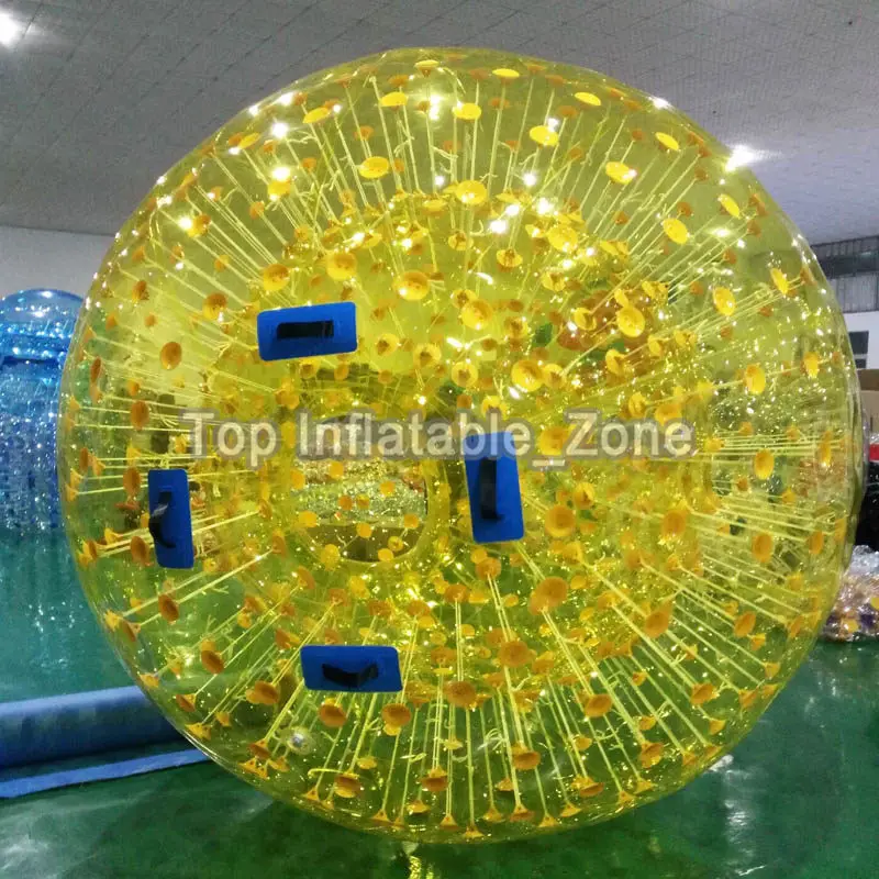 Zorb шар 2,5 м человеческий хомяк шар ПВХ 0,8 мм Материал Zorb надувной шар наружная игра - Цвет: 4