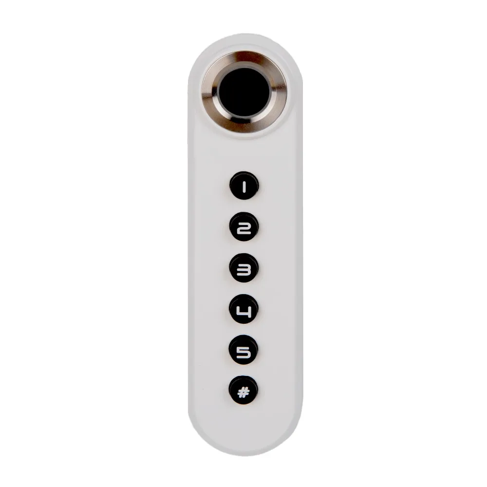  Keyless Digital Small 5 Digit Combination Biometric Fingerprint Drawer Lock for Cabinet and Wooden  - 32991423273