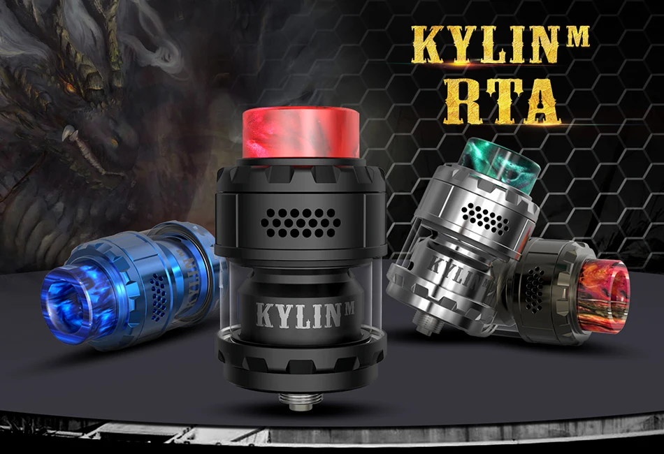 Vandy vape Kylin M RTA танк с Ni80 Сверхтонкий MTL плавленый Clapton провод против Vandyvape Kylin V2 атомайзер электронная сигарета