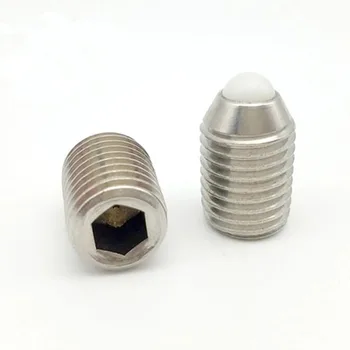 

3pcs M8 M10 Resin ball head Allen bolt Spring plunger stainless steel Nylon heads Set screw hexagon Springs positioning bead