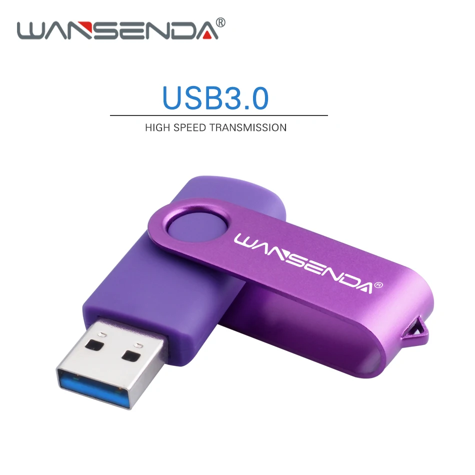 Новинка, USB 3,0, WANSENDA, Usb флеш-накопитель, Вращающаяся ручка, 16 ГБ, 32 ГБ, 64 ГБ, 128 ГБ, 256 ГБ, флеш-накопитель, высокоскоростная USB карта памяти