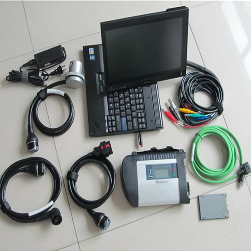  2019 mb star c4 ssd FÜR BMW ICOM a2 für Audi vas5054a odis mit laptop auto diagnose x200t 4g softwa
