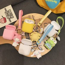 Japan cartoon Melody Cinnamoroll Wireless Bluetooth Earphone Case For Apple AirPods Silicone Charging Headphones Cases Cover