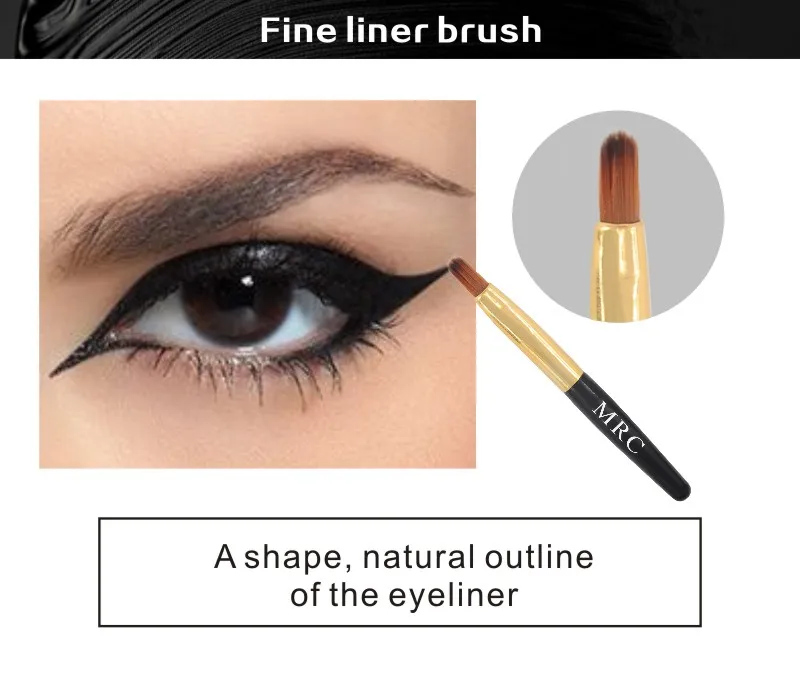 MRC Brand Women Makeup Waterproof Black Eyeliner Gel Gel Eye Liner with Brush by MRC Cosmetic (7)