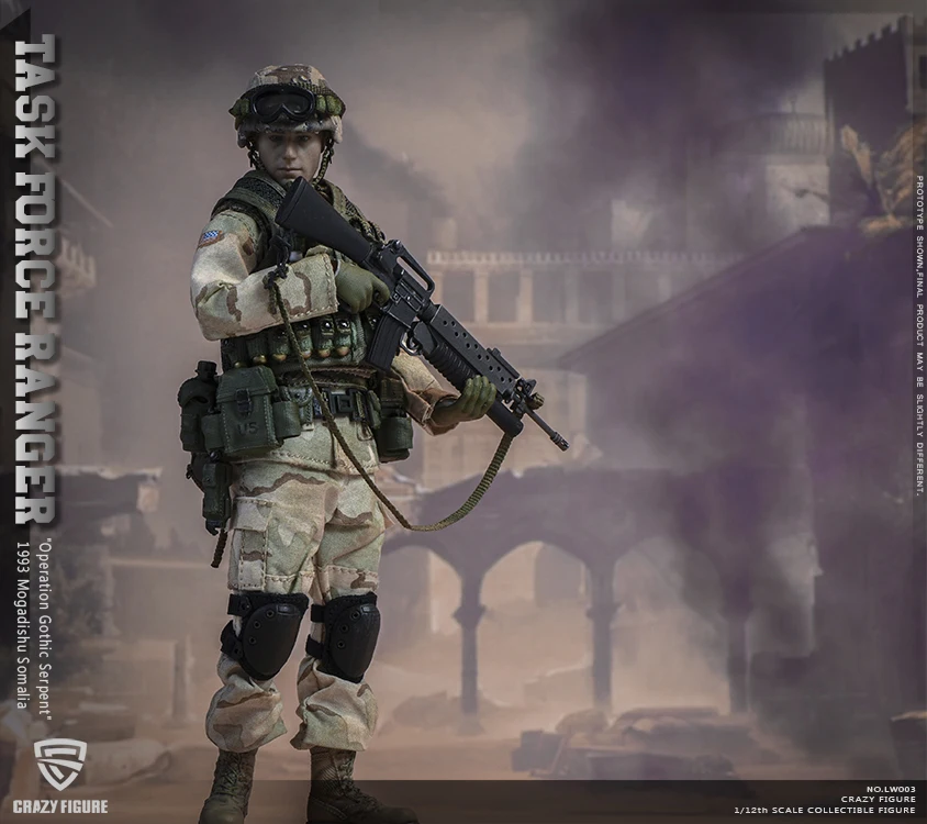 CrazyFigure LW003 1/12 американская армия 75th Ranger Коллекционная фигурка для фанатов хобби подарок