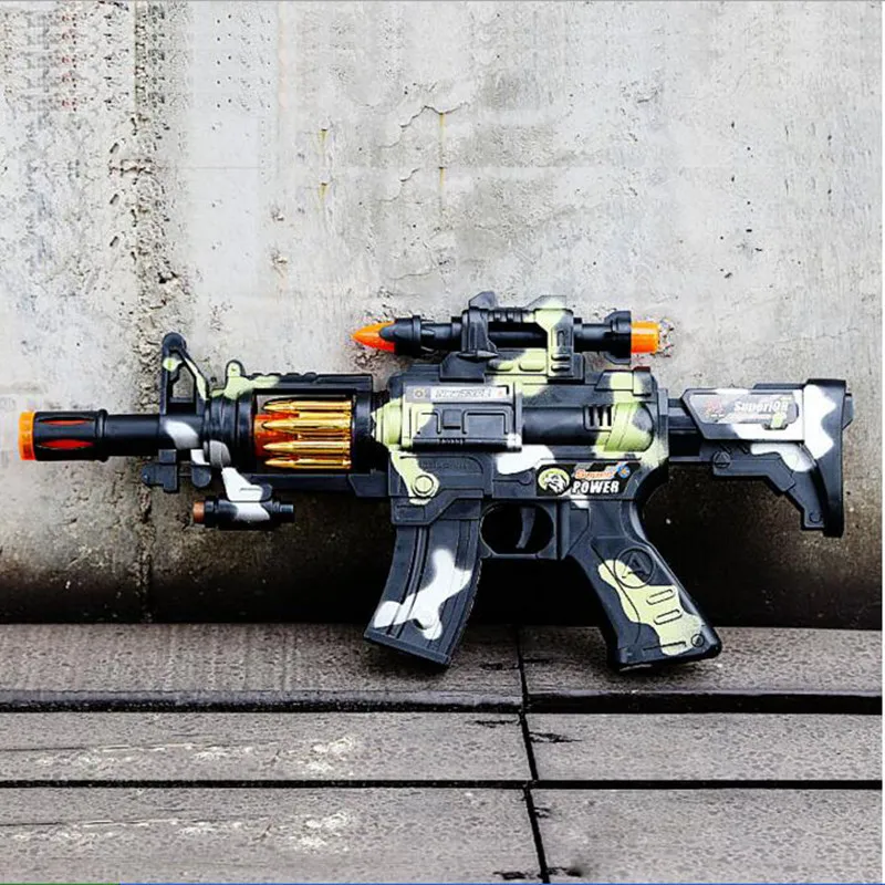 1 Set Electric Auto Toy Mp4 Submachine Gun Live Cs Assault Snipe Weapon For Boy Weapons Funny Outdoor Brinquedos A012 Aliexpress Toys Hobbies