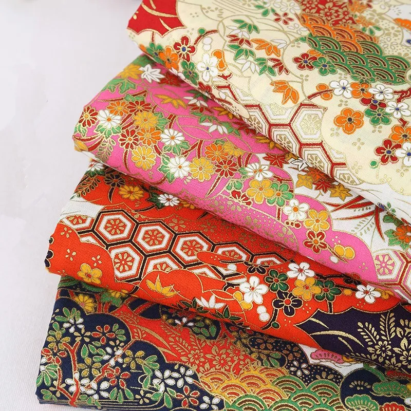 Japan Style 100 Cotton Fabric for DIY Home Decor Table Cloth/Covers