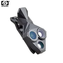 1 шт. APEXEL HD Универсальный 3 в 1 0.65X широкий угол+ 160 градусов рыбий глаз+ 20X макро объектив для Apple iPhone 5S 6 7 plus камера телефона