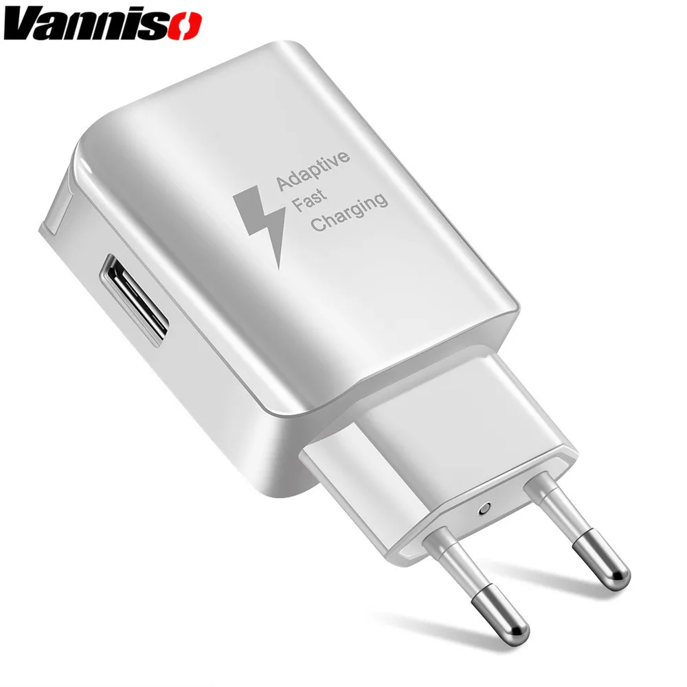 Vanniso Быстрая зарядка 2 0 USB зарядное устройство ЕС настенный адаптер мобильный